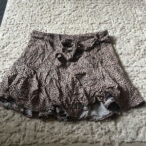 Cheetah mini skirt